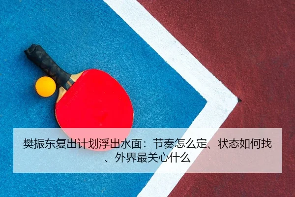 樊振东复出计划浮出水面：节奏怎么定、状态如何找、外界最关心什么
